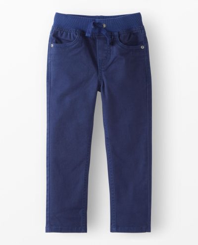 Slim Fit Twill Pull-On Pants