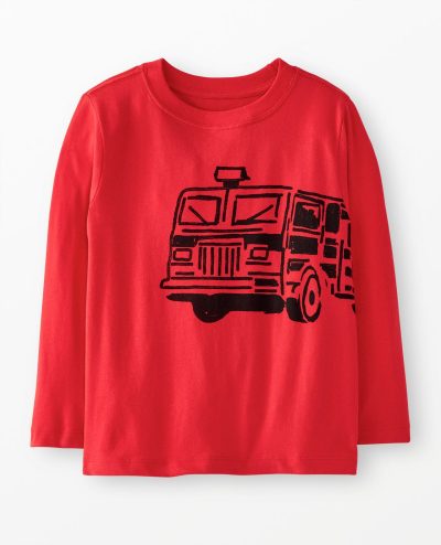 Long Sleeve Relaxed Fit Graphic T-Shirt