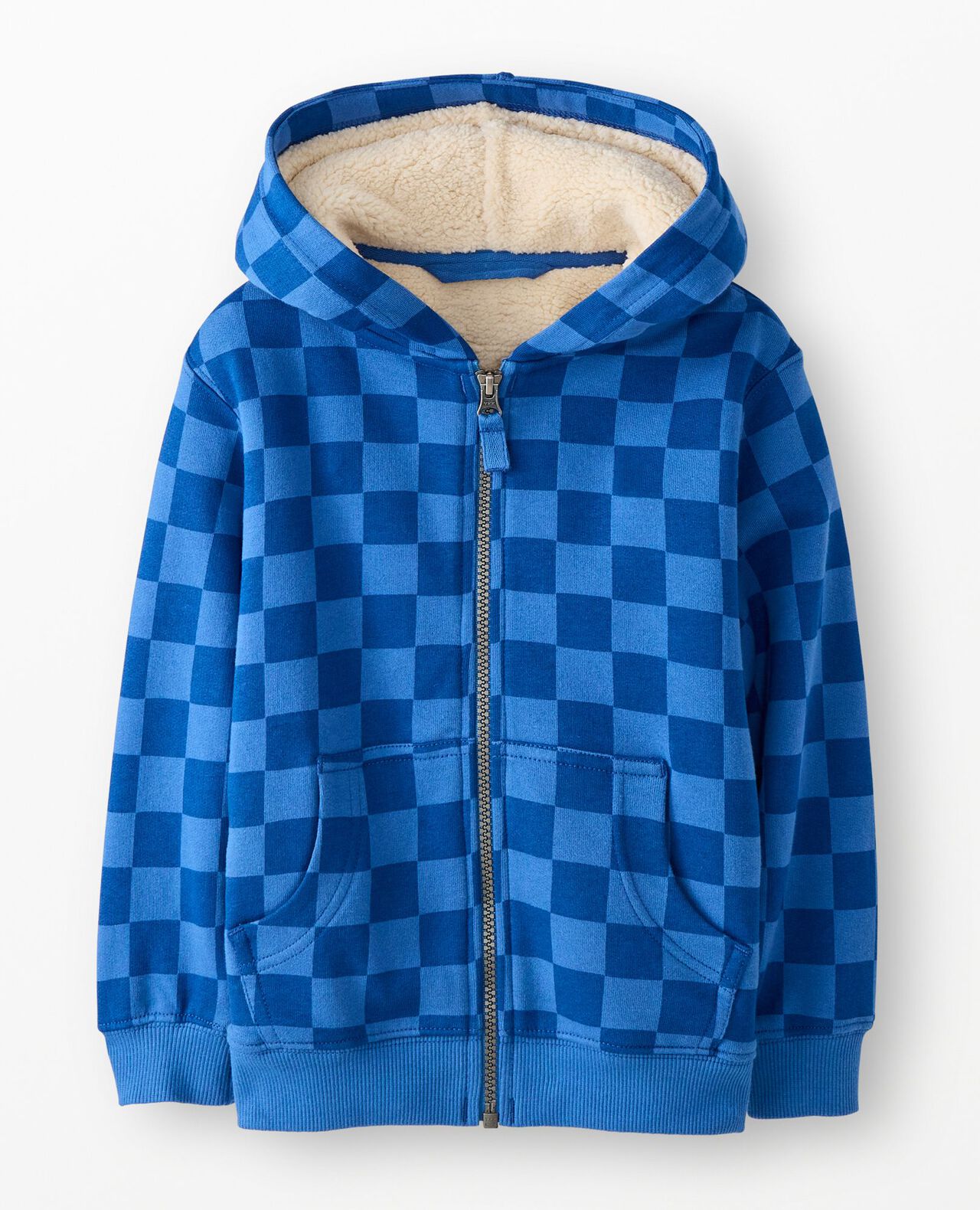 Faux Shearling French Terry Hoodie