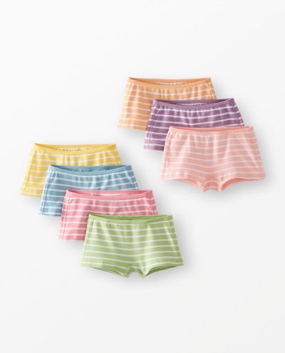 7-Pack Organic Cotton Girl Short Underwear