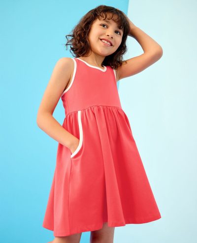 Racerback Dress with Pockets