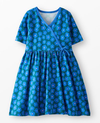 Wrap Skater Dress with Pockets