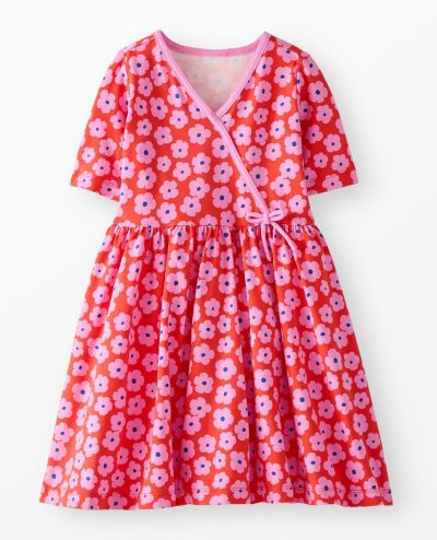 Wrap Skater Dress with Pockets