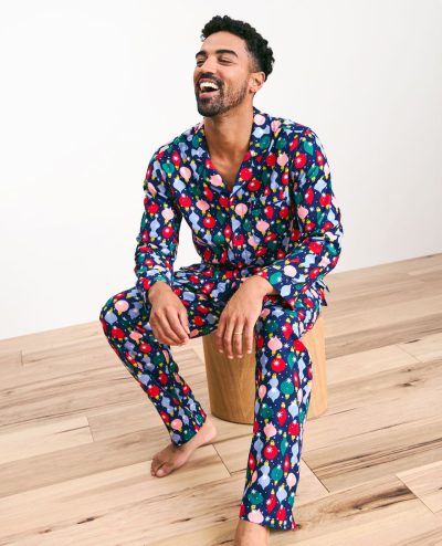 Adult Holiday Flannel Pajama Top