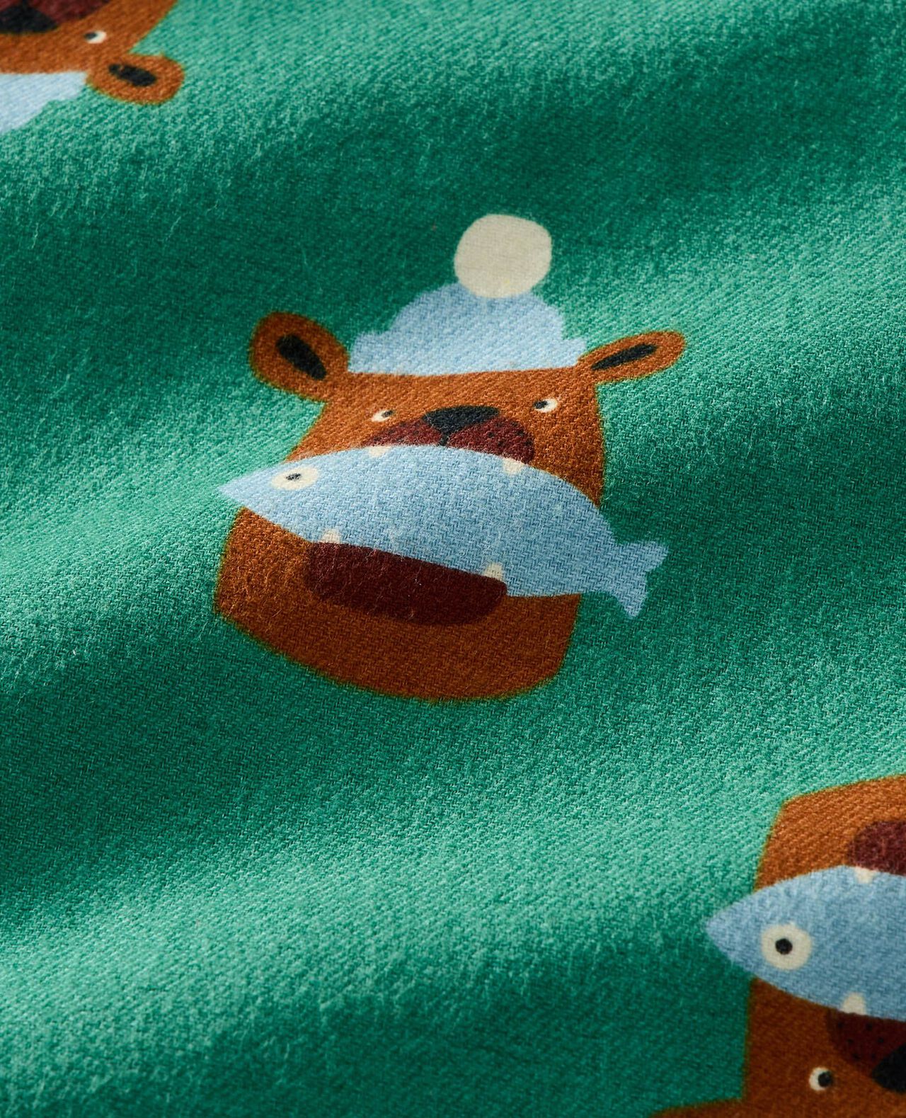 Adult Holiday Flannel Pajama Top - Image 2