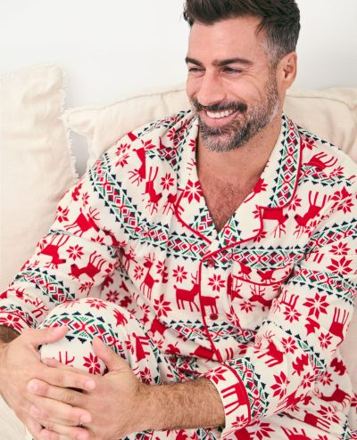 Adult Holiday Flannel Pajama Top