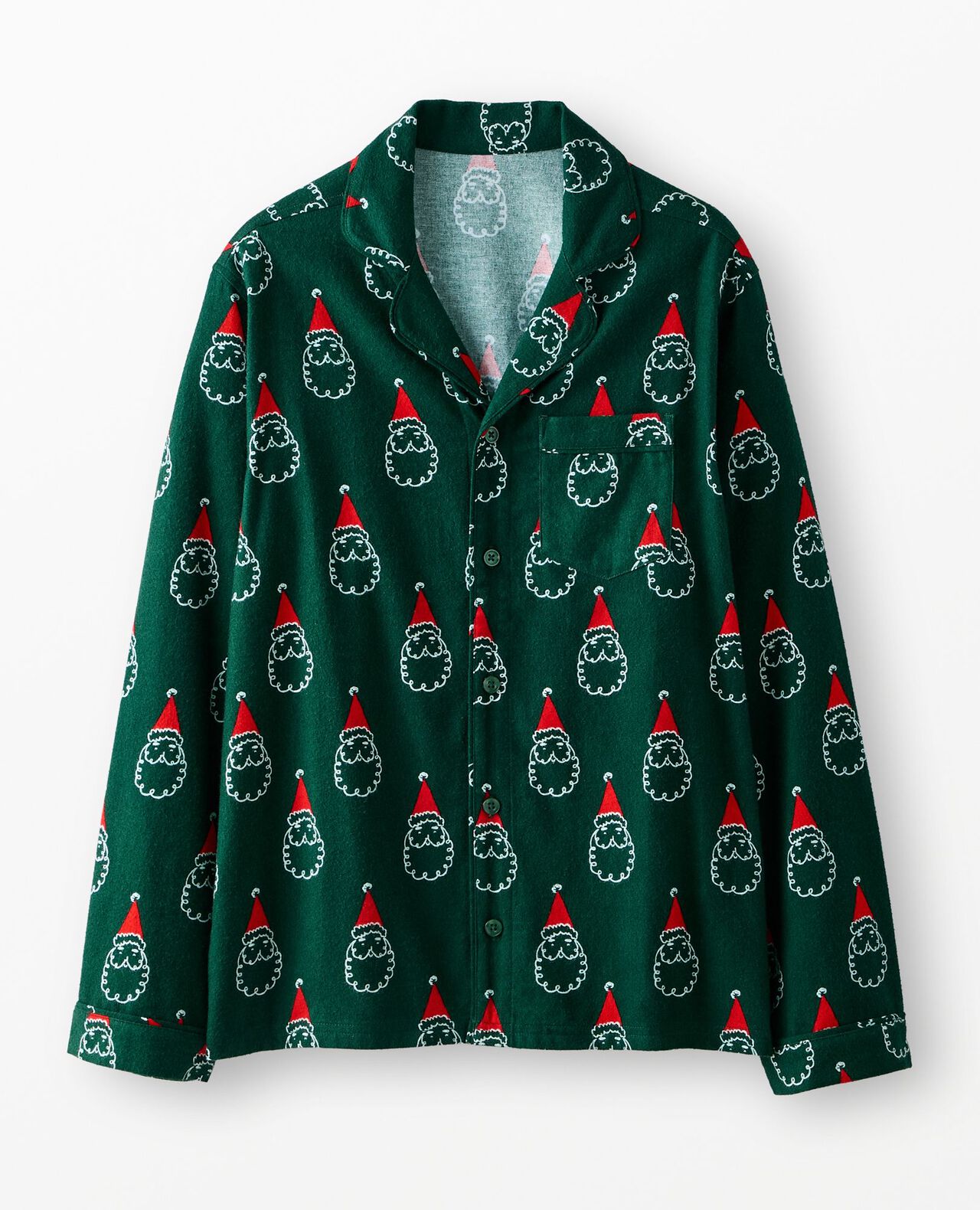 Adult Holiday Flannel Pajama Top