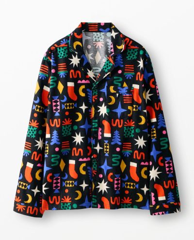Adult Holiday Flannel Pajama Top