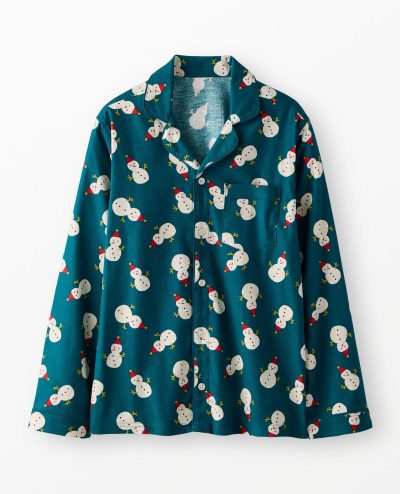Adult Holiday Flannel Pajama Top