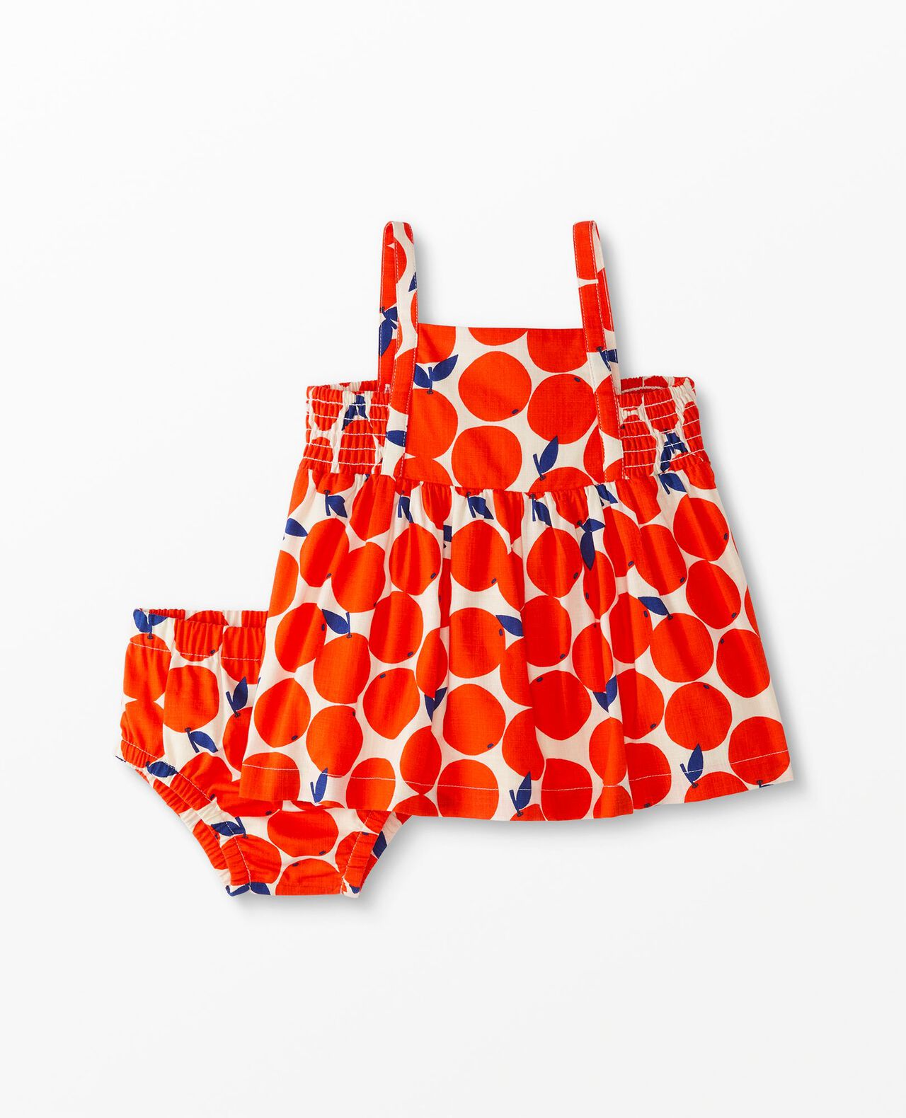 Baby Sleeveless Poplin Dress & Bloomers Set - Image 5