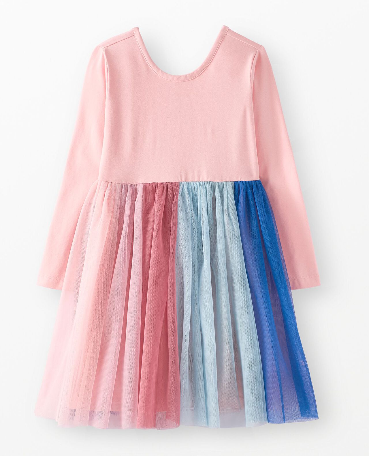 Long Sleeve Tulle Rainbow Dress - Image 2