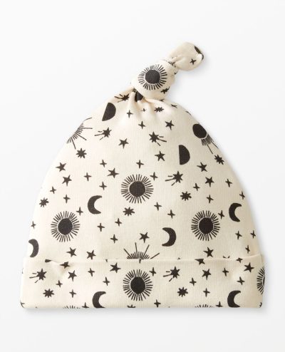 Baby Layette Top Knot Beanie