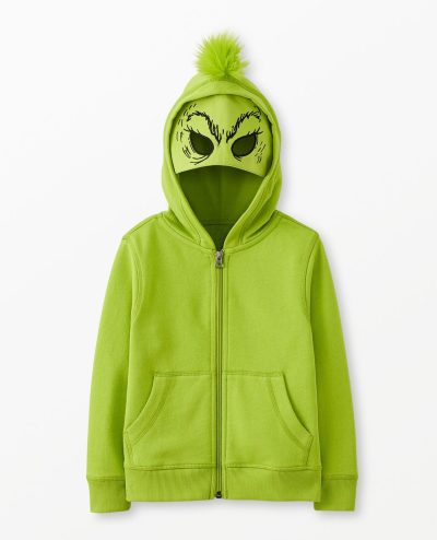 Dr. Seuss Grinch French Terry Zip Up Hoodie