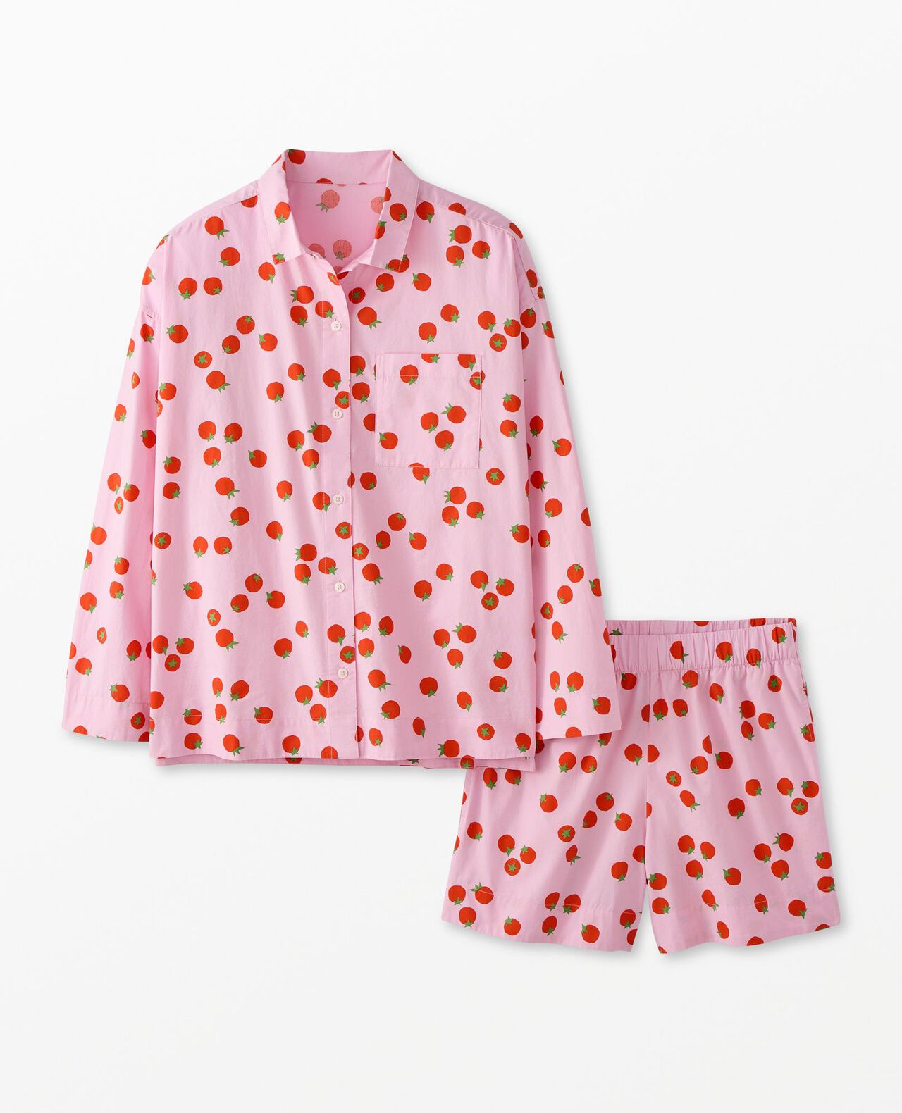 Women's Long Sleeve Poplin Pajama Set - Image 7