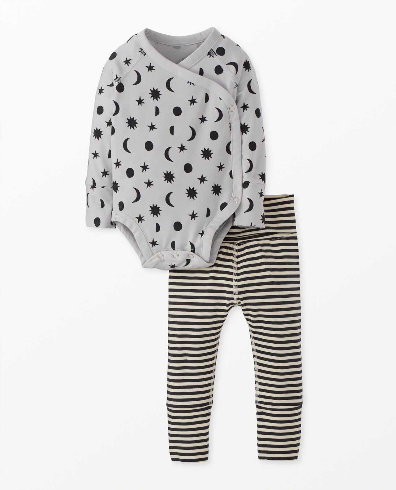 Baby Layette Wrap Top & Wiggle Pants in HannaSoft™ - Image 8