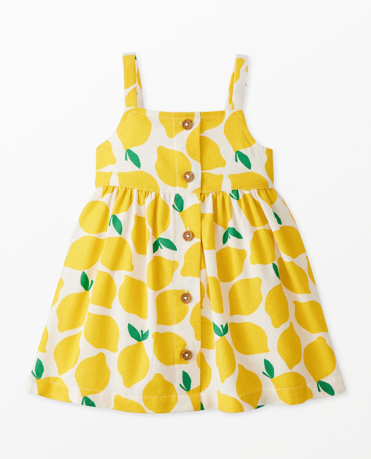 Baby Sleeveless Linen Dress & Bloomers Set - Image 5