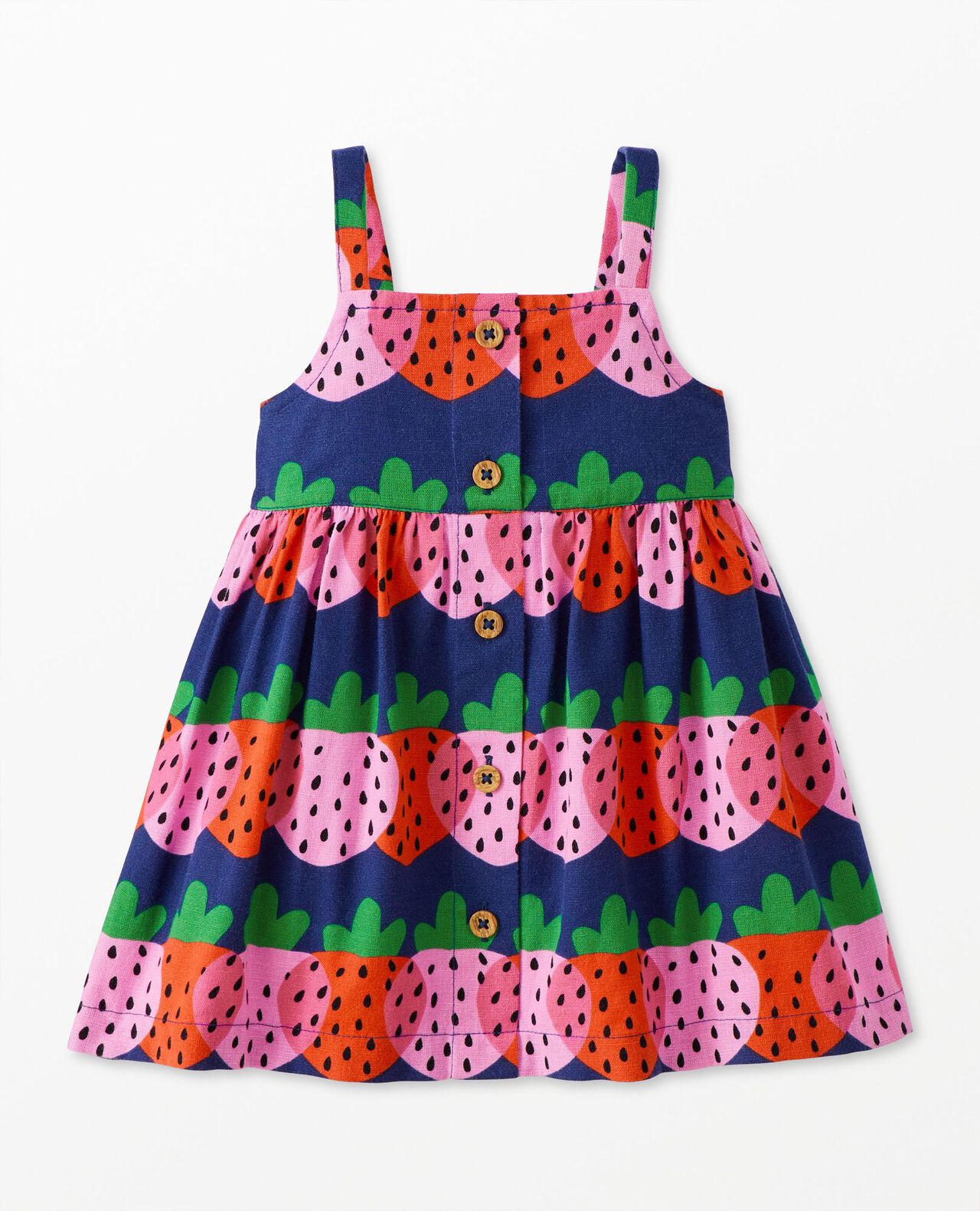 Baby Sleeveless Linen Dress & Bloomers Set - Image 4