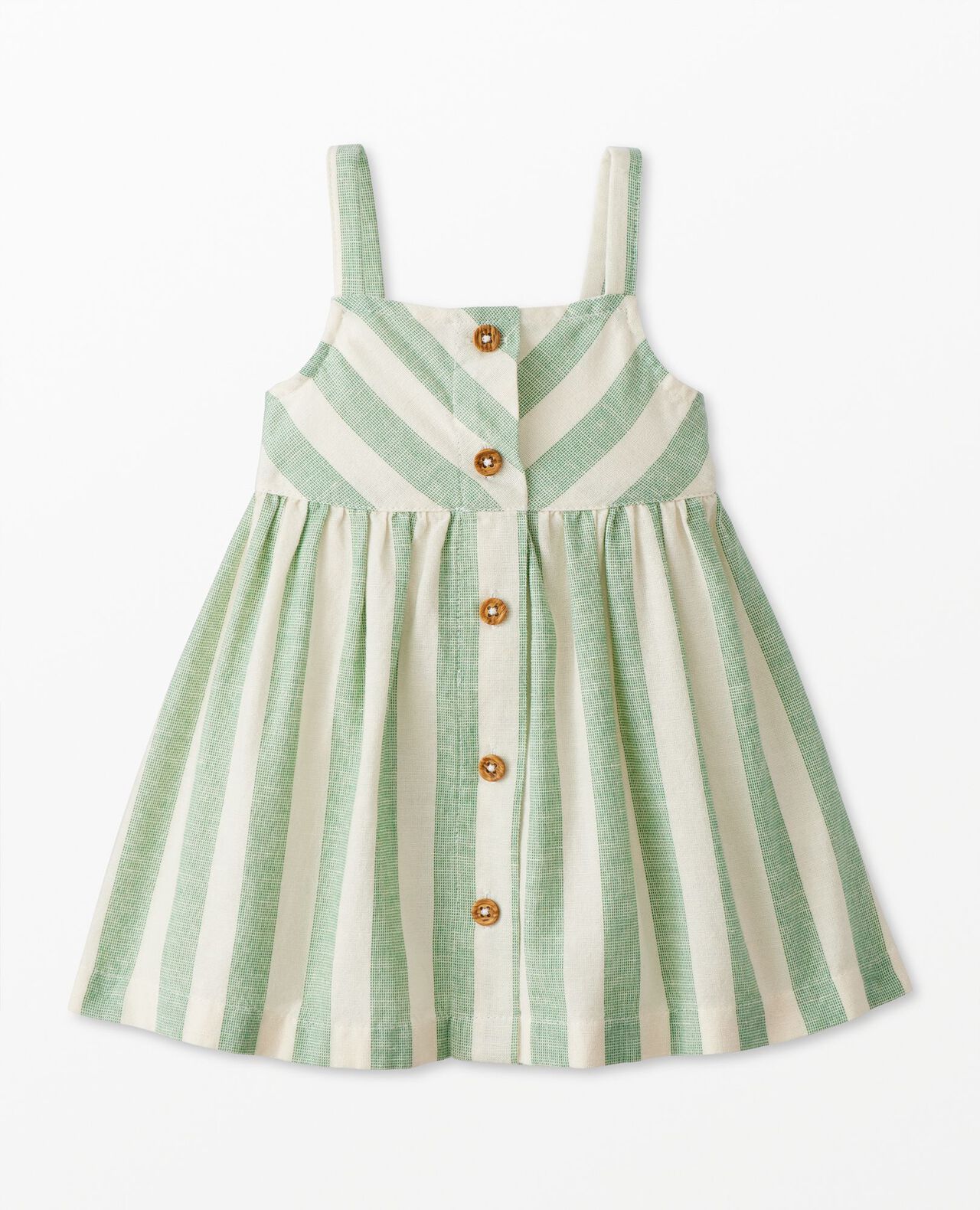 Baby Sleeveless Linen Dress & Bloomers Set - Image 6