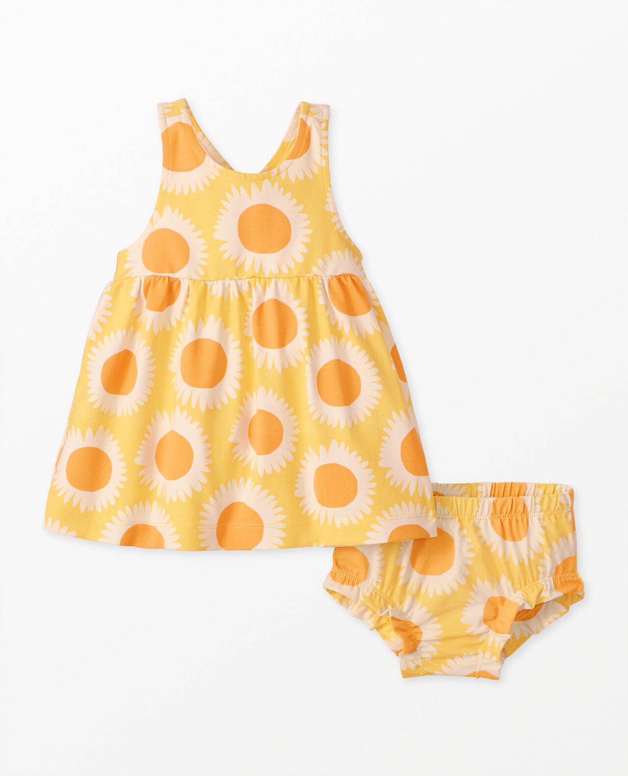 Baby Crossback Dress & Bloomers Set - Image 4