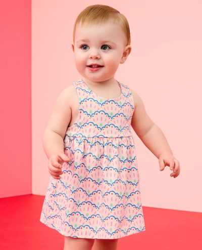 Baby Crossback Dress & Bloomers Set