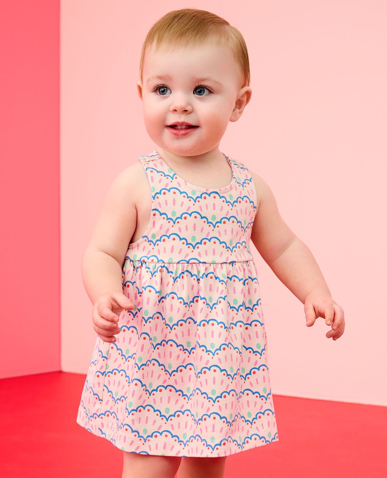 Baby Crossback Dress & Bloomers Set