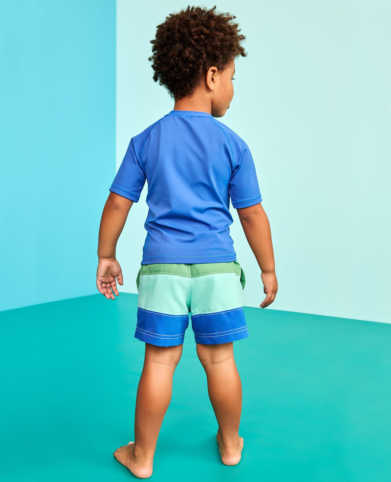 Colorblock Swim Trunks - Image 3