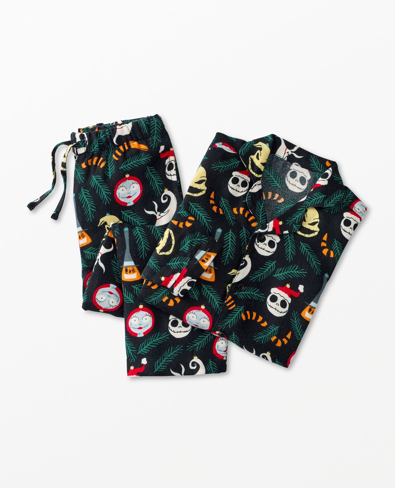 Disney Tim Burton's The Nightmare Before Christmas Flannel Pajama Set