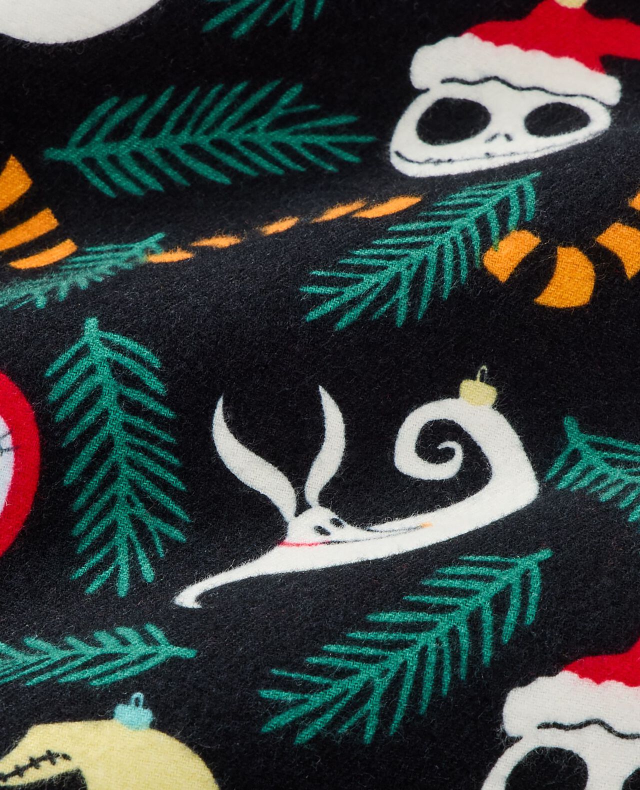 Adult Disney Tim Burton's The Nightmare Before Christmas Flannel Pajama Top - Image 3