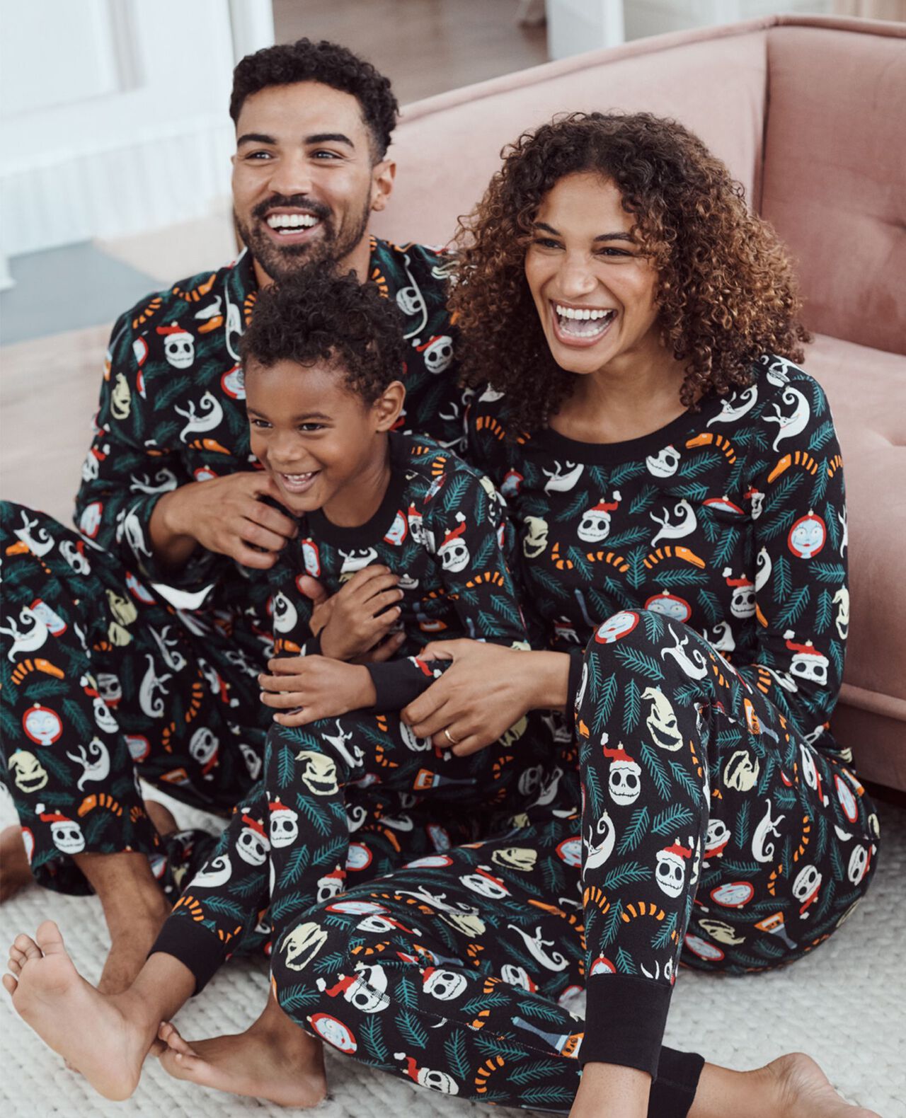 Adult Disney Tim Burton's The Nightmare Before Christmas Flannel Pajama Top - Image 4