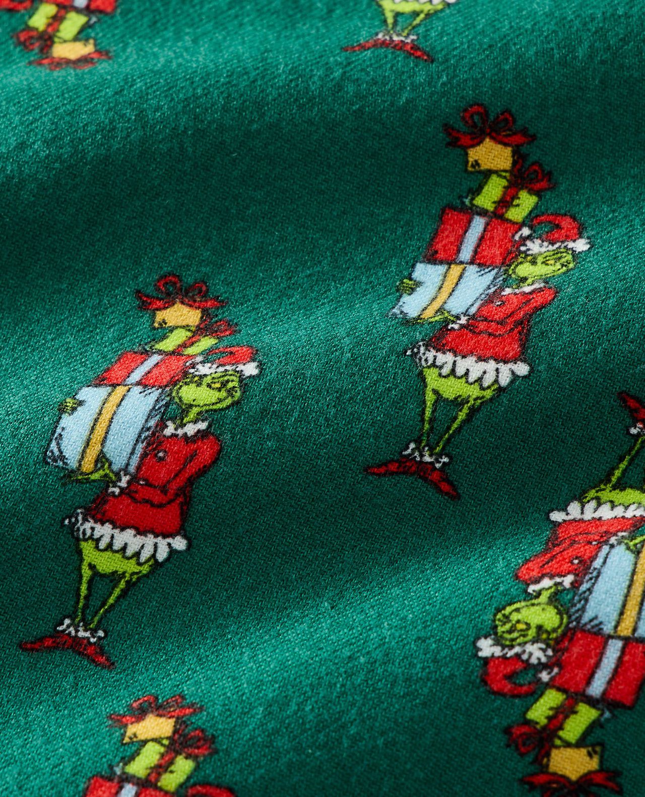 Adult Dr. Seuss Grinch Flannel Pajama Pants - Image 2