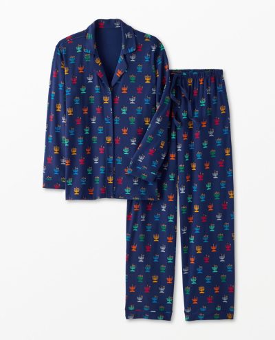 Women's Holiday Long Sleeve Pajama Set in HannaSoft™