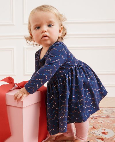 Baby Holiday Skater Dress & Leggings Set