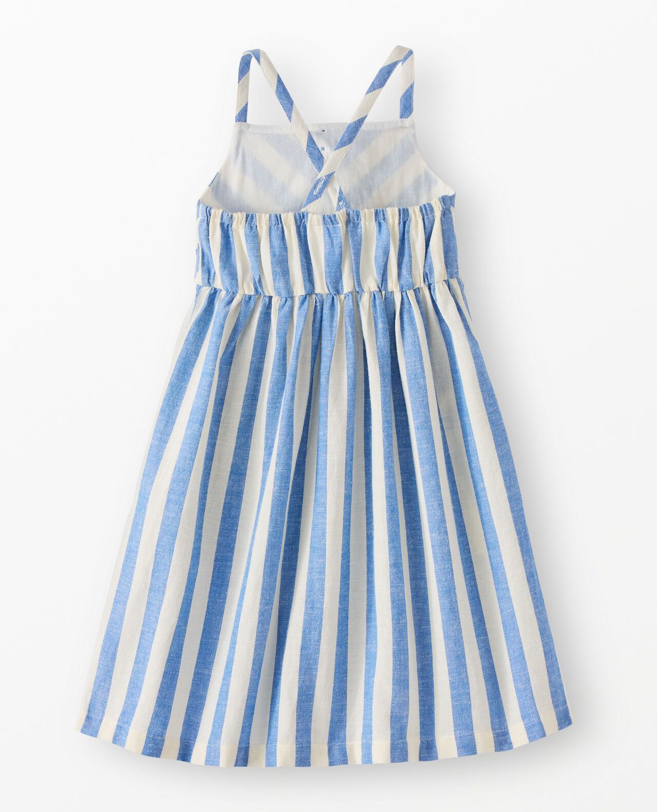 Sleeveless Linen Midi Dress with Pockets - Image 3