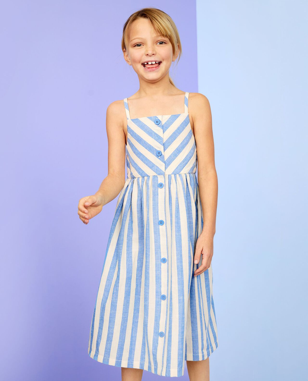 Sleeveless Linen Midi Dress with Pockets - Image 5