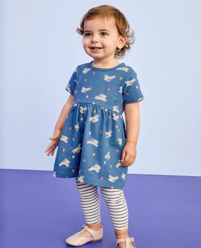 Baby Dress & Leggings Set