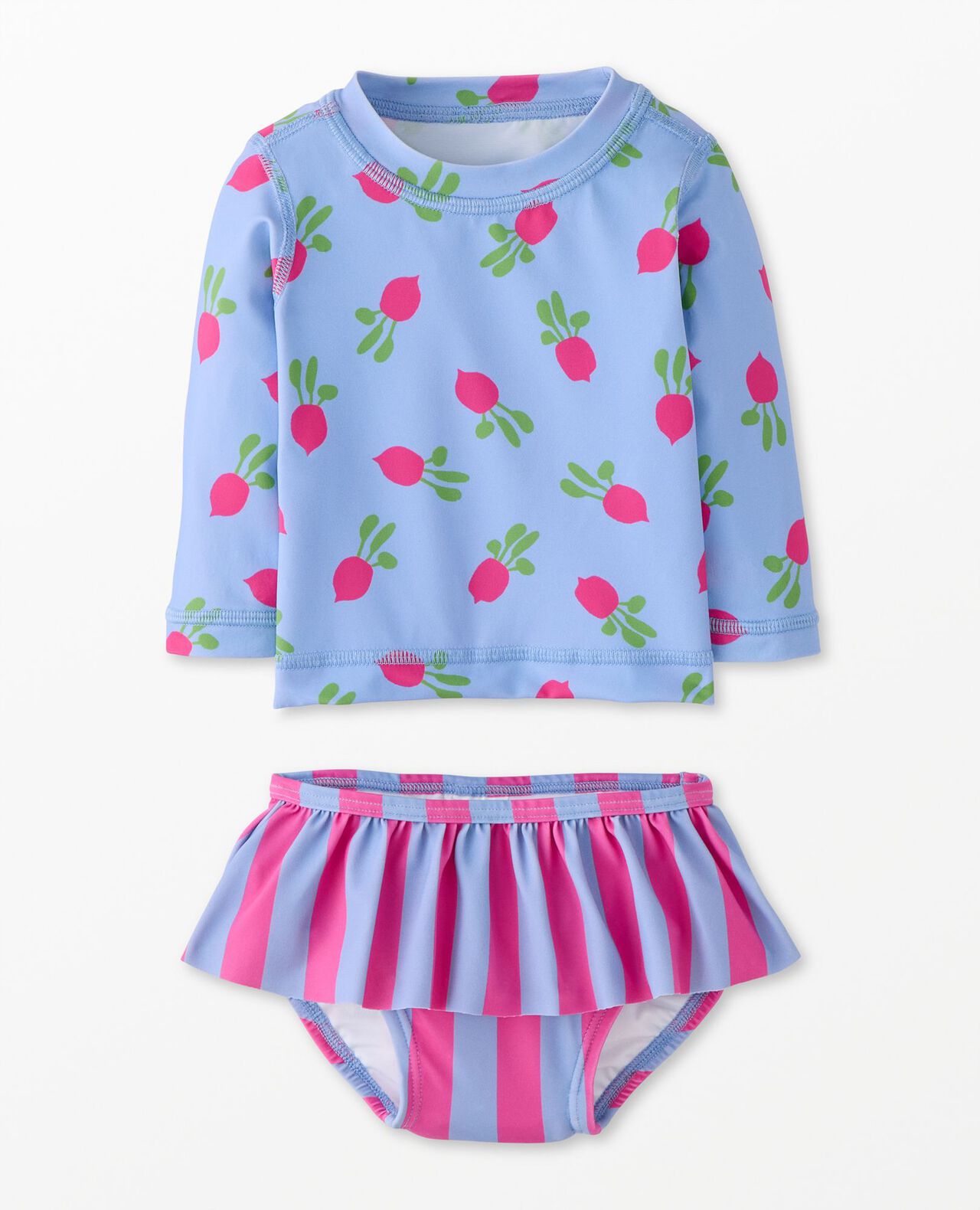 Baby Rashguard & Skirted Bikini Bottom Set - Image 6
