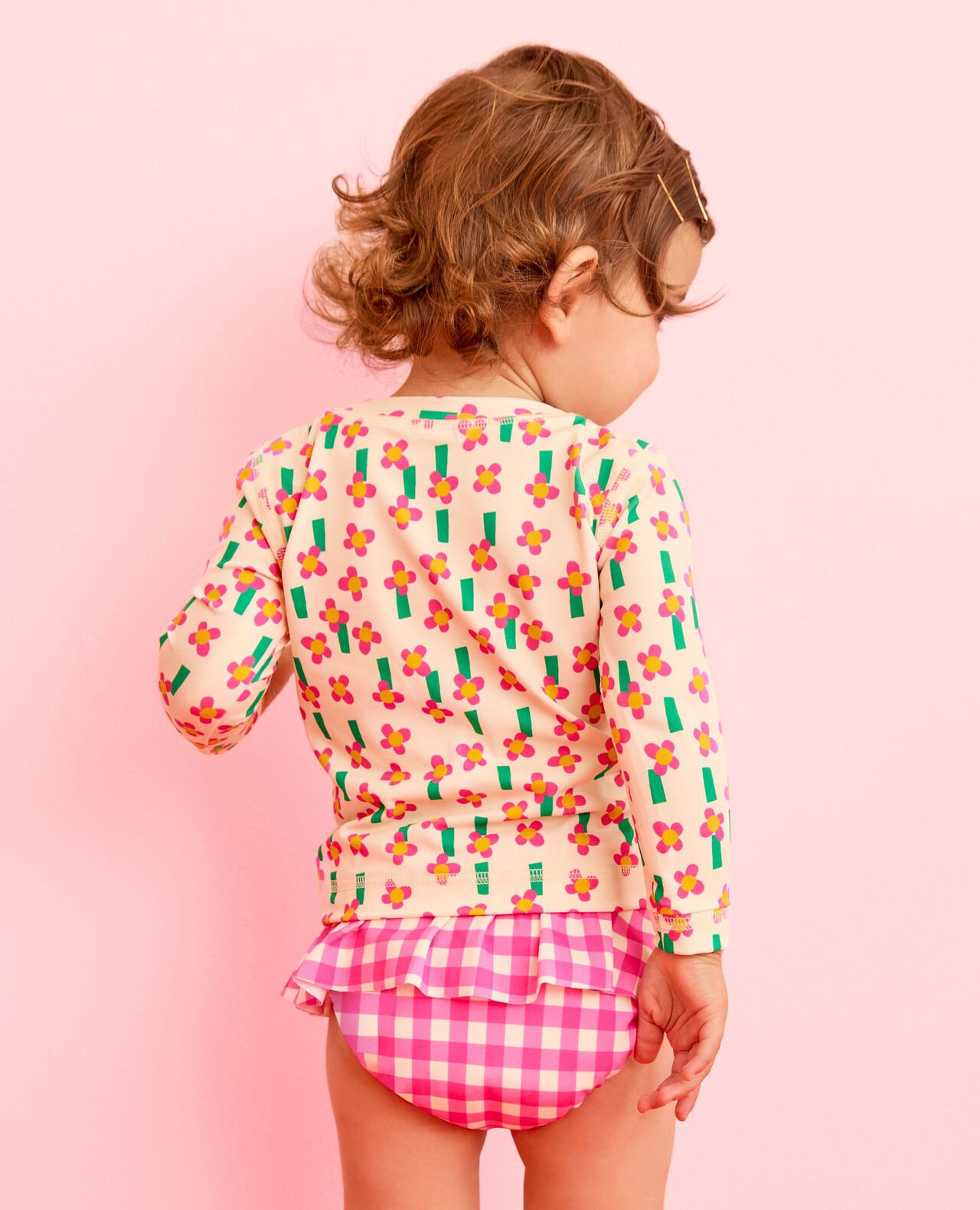 Baby Rashguard & Skirted Bikini Bottom Set - Image 4