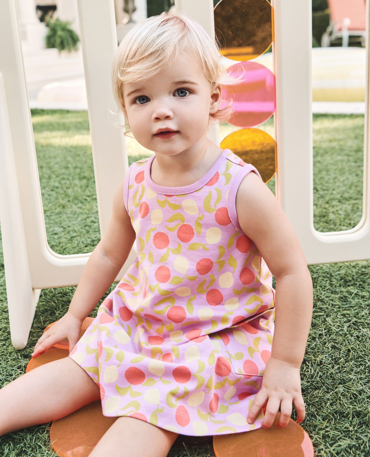 Baby Sleeveless Pocket Dress & Shorts Set - Image 4