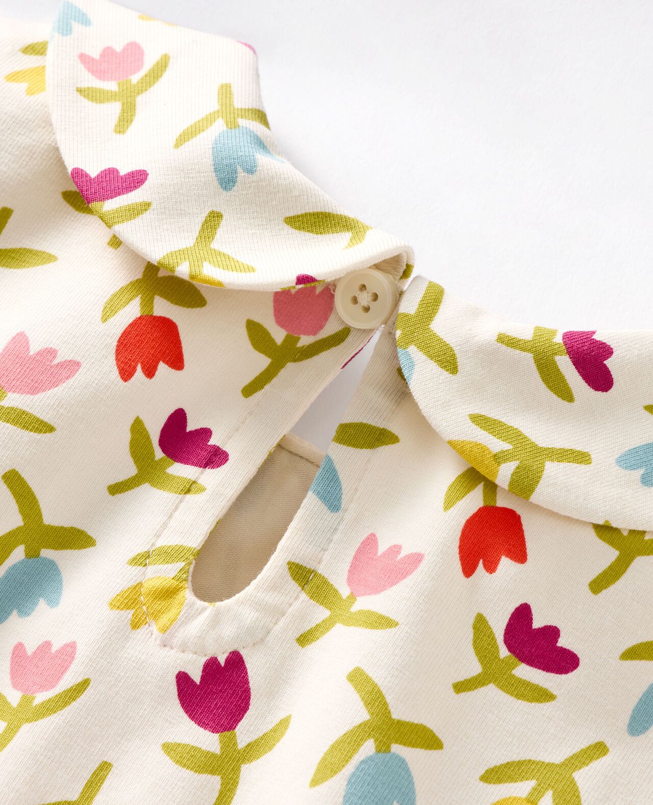 Elbow-Sleeve Collared T-Shirt - Image 3