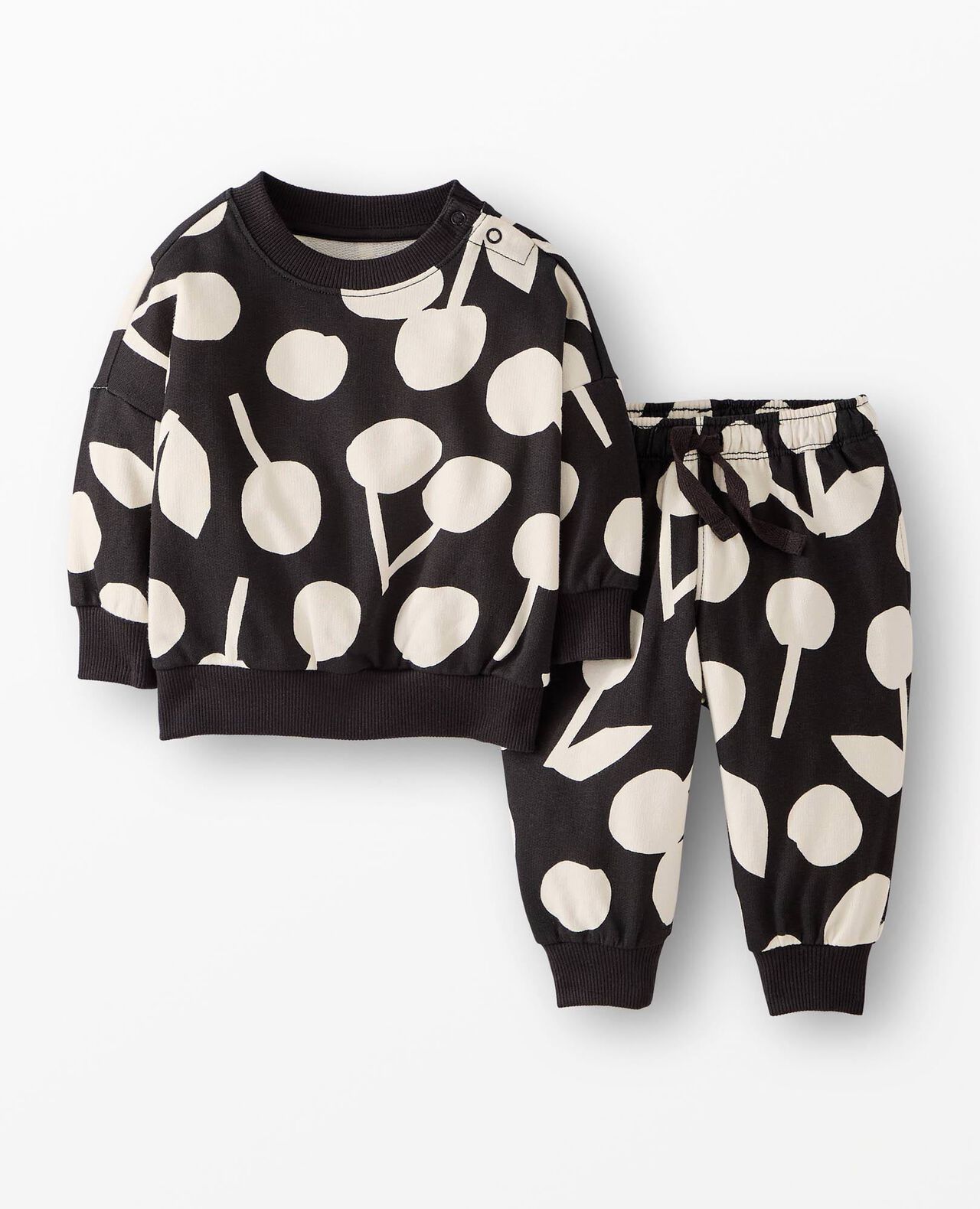 Baby French Terry Sweatshirt & Sweatpants Set - Image 2