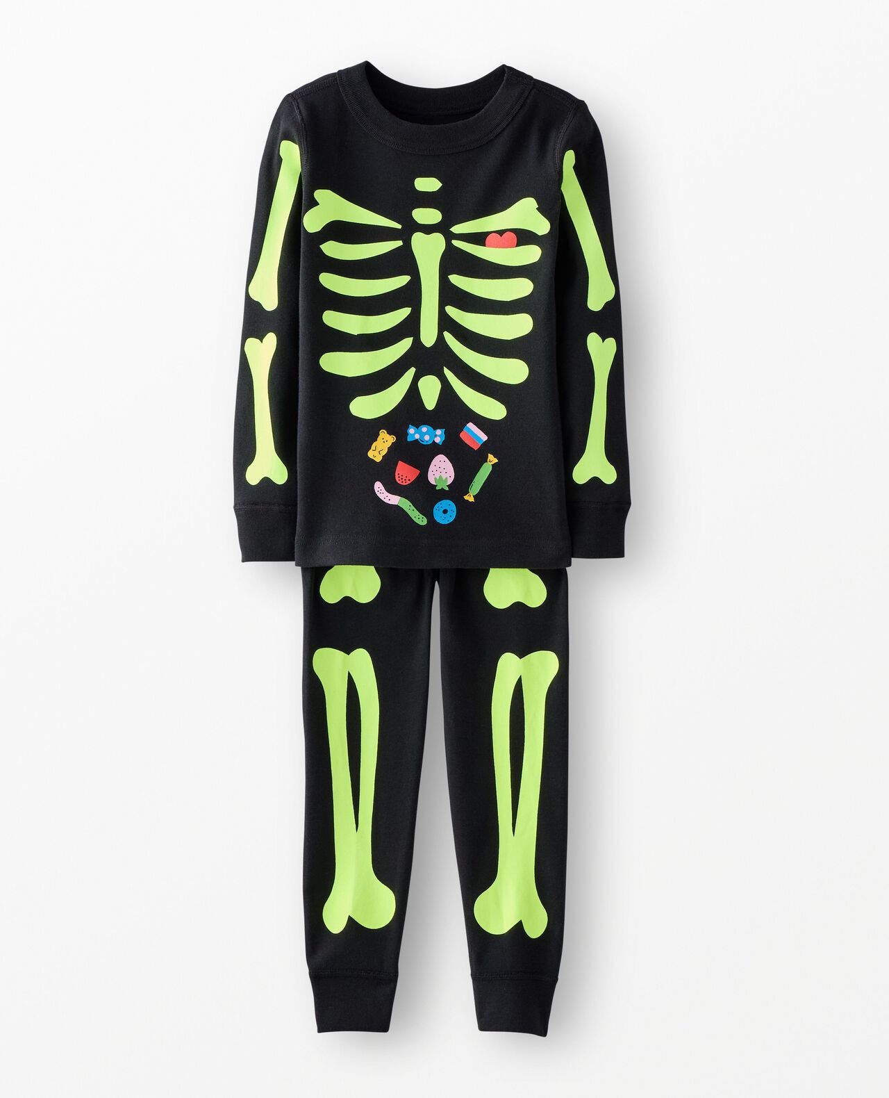 Halloween Glow-in-the-Dark HannaJams™ Pajama Set - Image 3