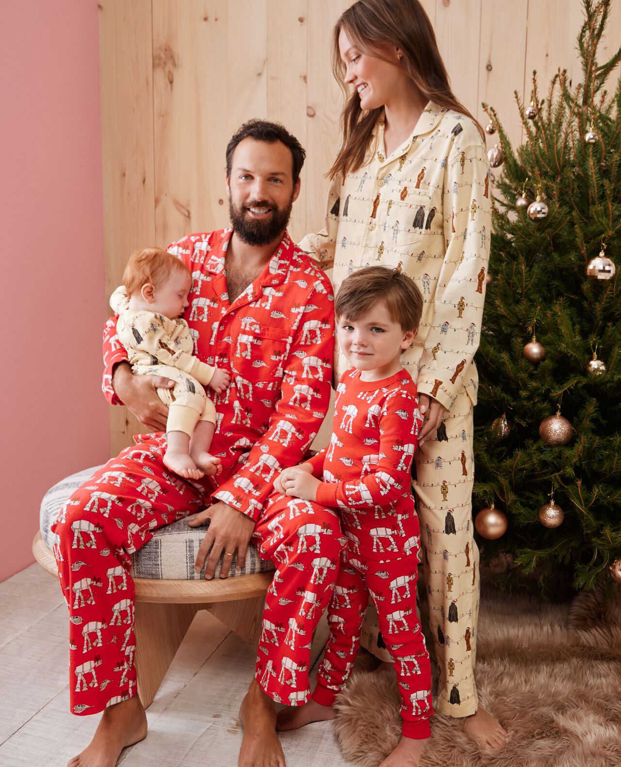 Adult STAR WARS™ Holiday Flannel Pajama Top - Image 4