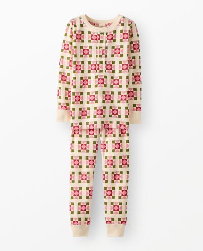 Holiday Waffle Pajama Set