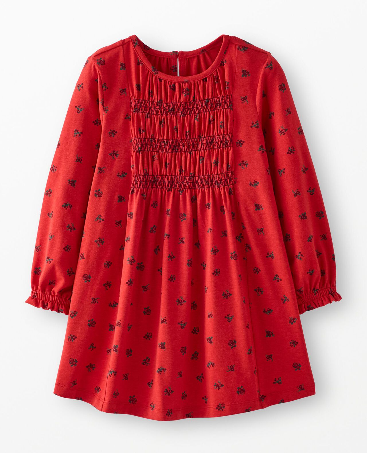 Balloon Sleeve Smocked Dress