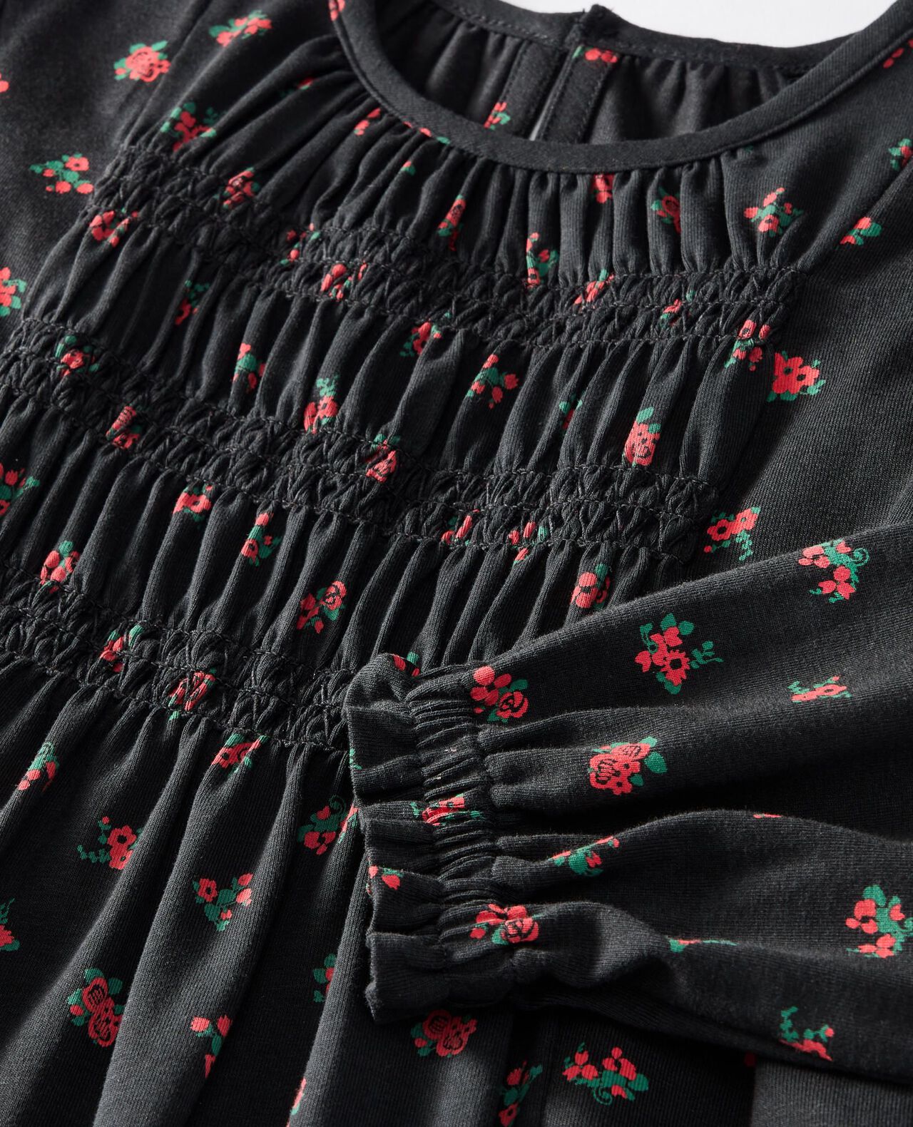Balloon Sleeve Smocked Dress - Image 3