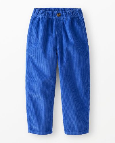 Corduroy Pull-On Barrel Pants