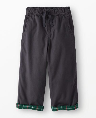 Canvas Pull-On Lined Pants
