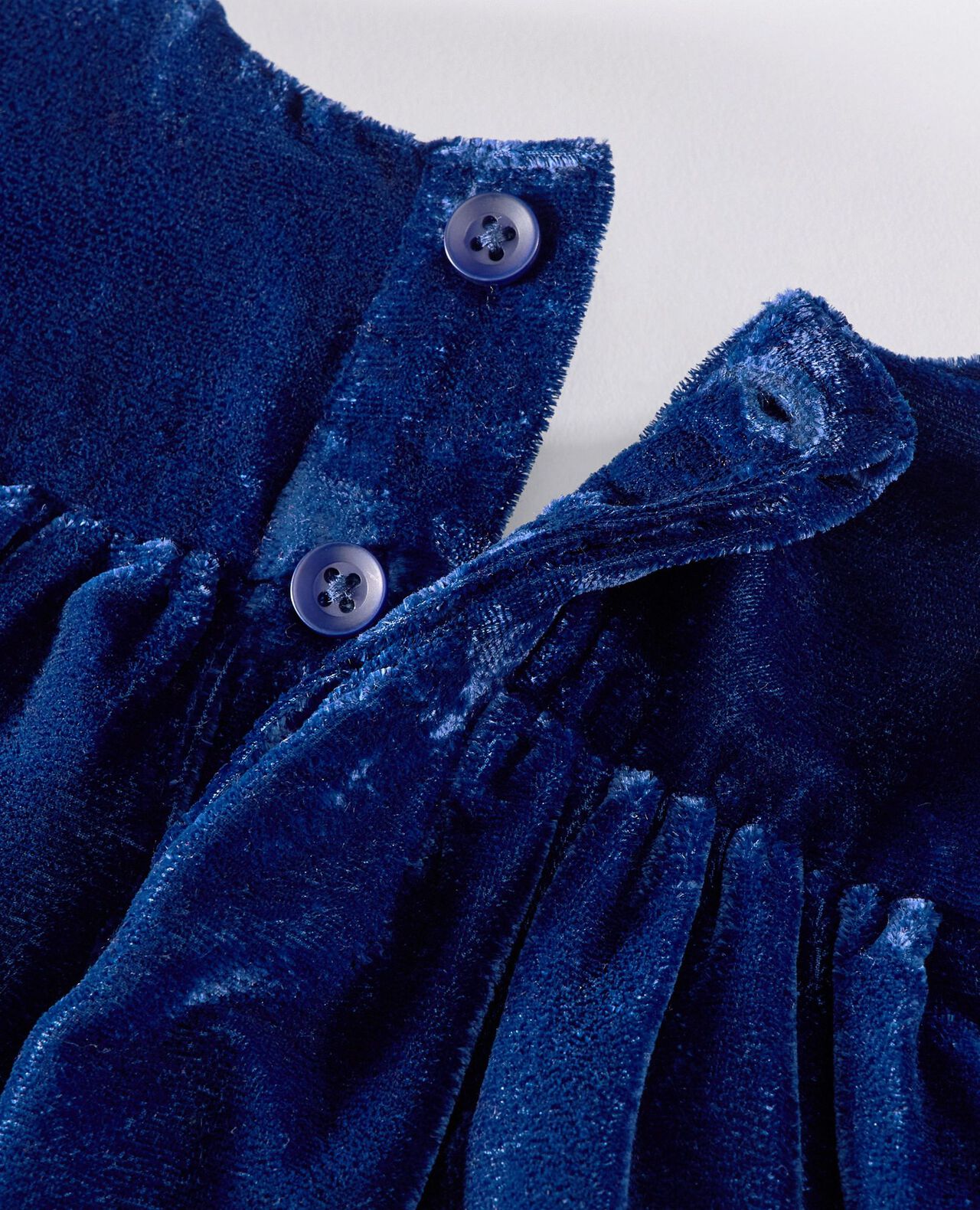 Baby Long Sleeve Velvet Dress - Image 3
