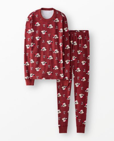 Adult Disney Mickey Mouse Holiday HannaJams™ Pajama Set