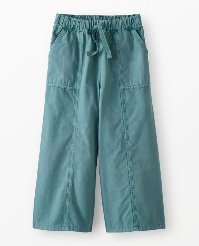 Canvas Wide Leg Pants